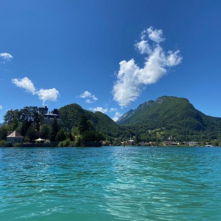 Duplex A 120 M Du Lac D'Annecy Дюeн Екстериор снимка