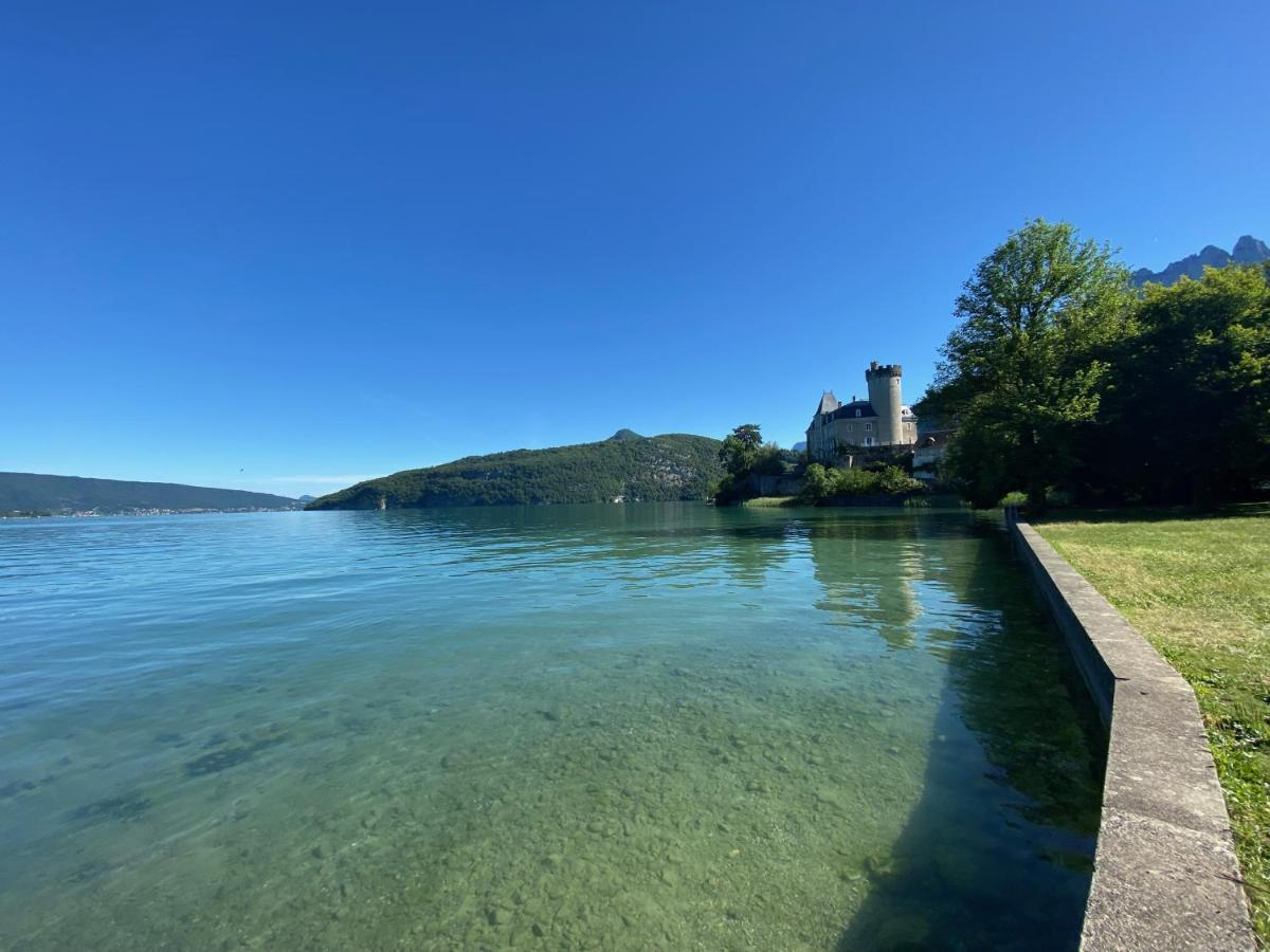 Duplex A 120 M Du Lac D'Annecy Дюeн Екстериор снимка