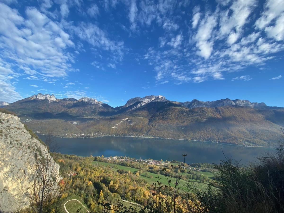Duplex A 120 M Du Lac D'Annecy Дюeн Екстериор снимка